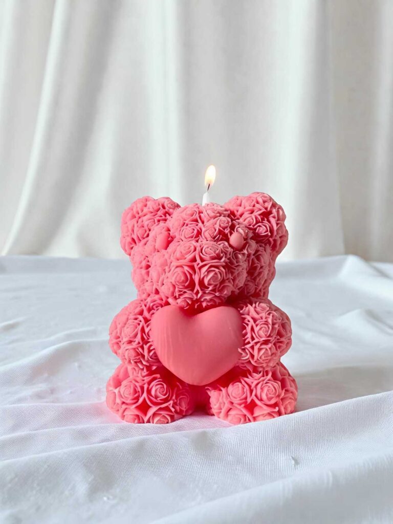 Teddy Bear Candle (3)