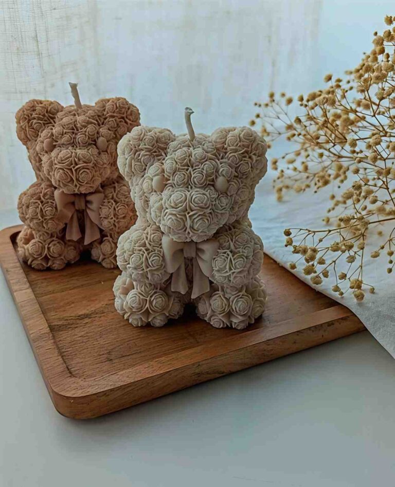 Teddy Bear Candle